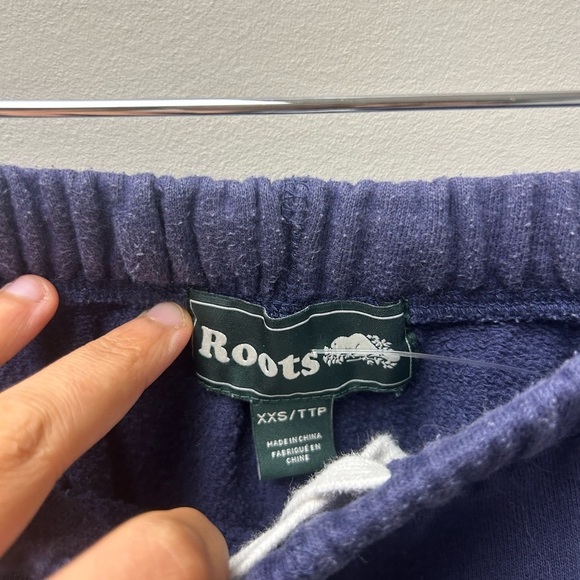 Roots Navy Blue Sweat Shorts - Picture 4 of 4